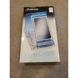 NIB Vintage Sunbeam Curler Console Hair Setter Mirror Electric Roller 62-84